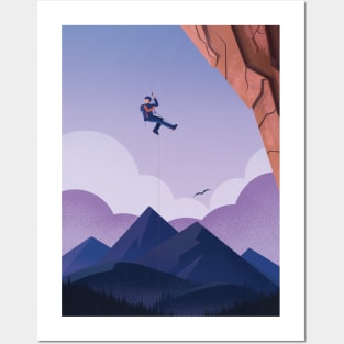 Mountain Climber Posters and Art